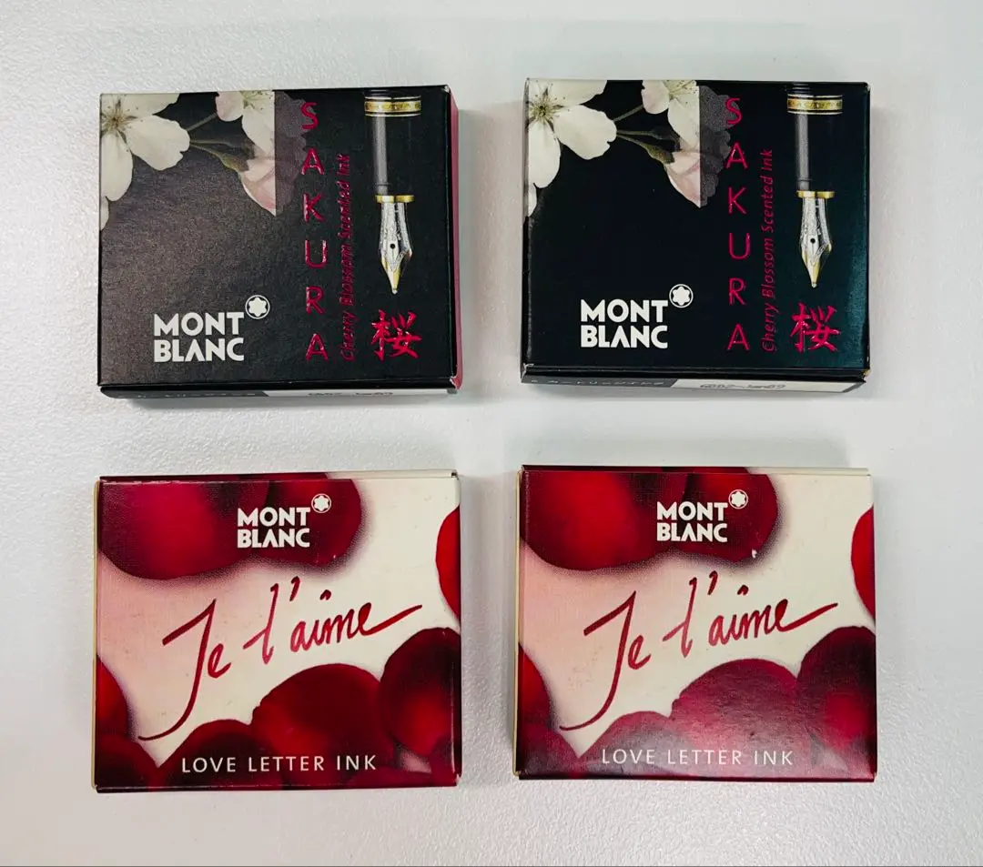 限定インクカートリッジ　MONT BLANC Je t'aime 6本入り×9箱 限定インクカートリッジMONT BLANC Je t'aime 6本入り×9箱