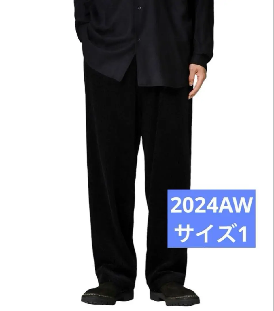 COMOLI 24AW コーデュロイドローストリングパンツ 1 COMOLI (コモリ) コーデュロイ ドローストリングパンツ