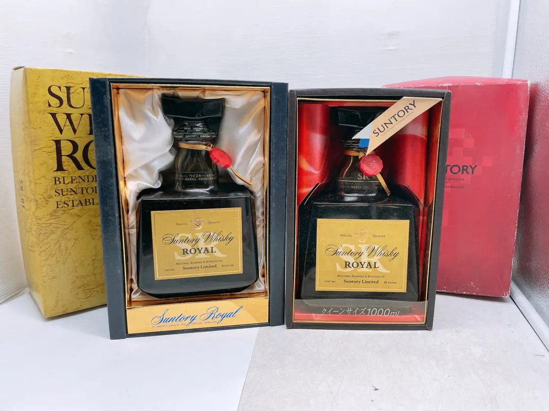 『食うー特価』　古酒　サントリー　ウイスキー　ロイヤル　『SRQ01』　1L 古酒 サントリー ローヤル SR 山崎15年モルト 1000ml 43% 送料