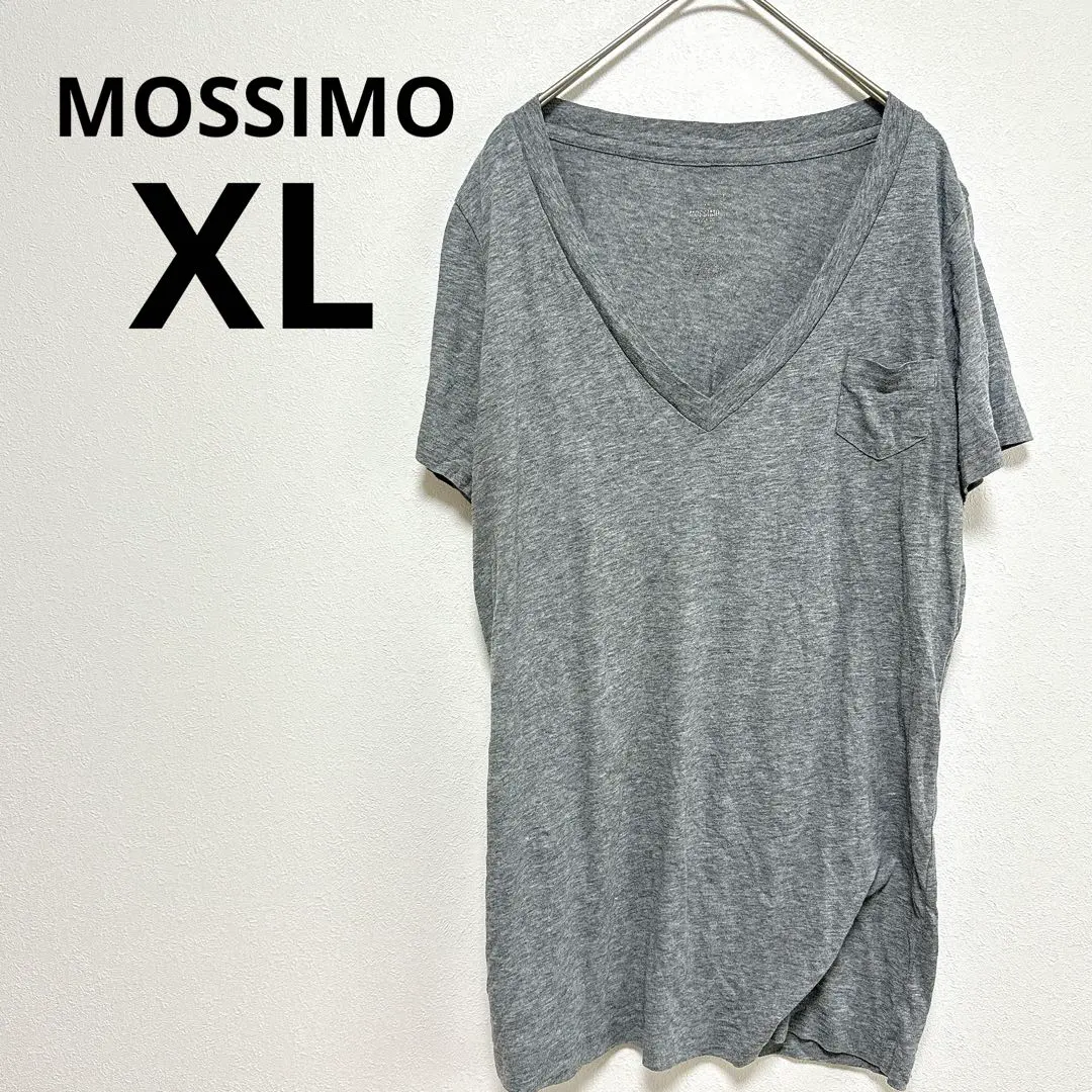 MOSSIMO V領T恤 【XL】 MOSSIMO 素色 簡約 短袖 的縮圖