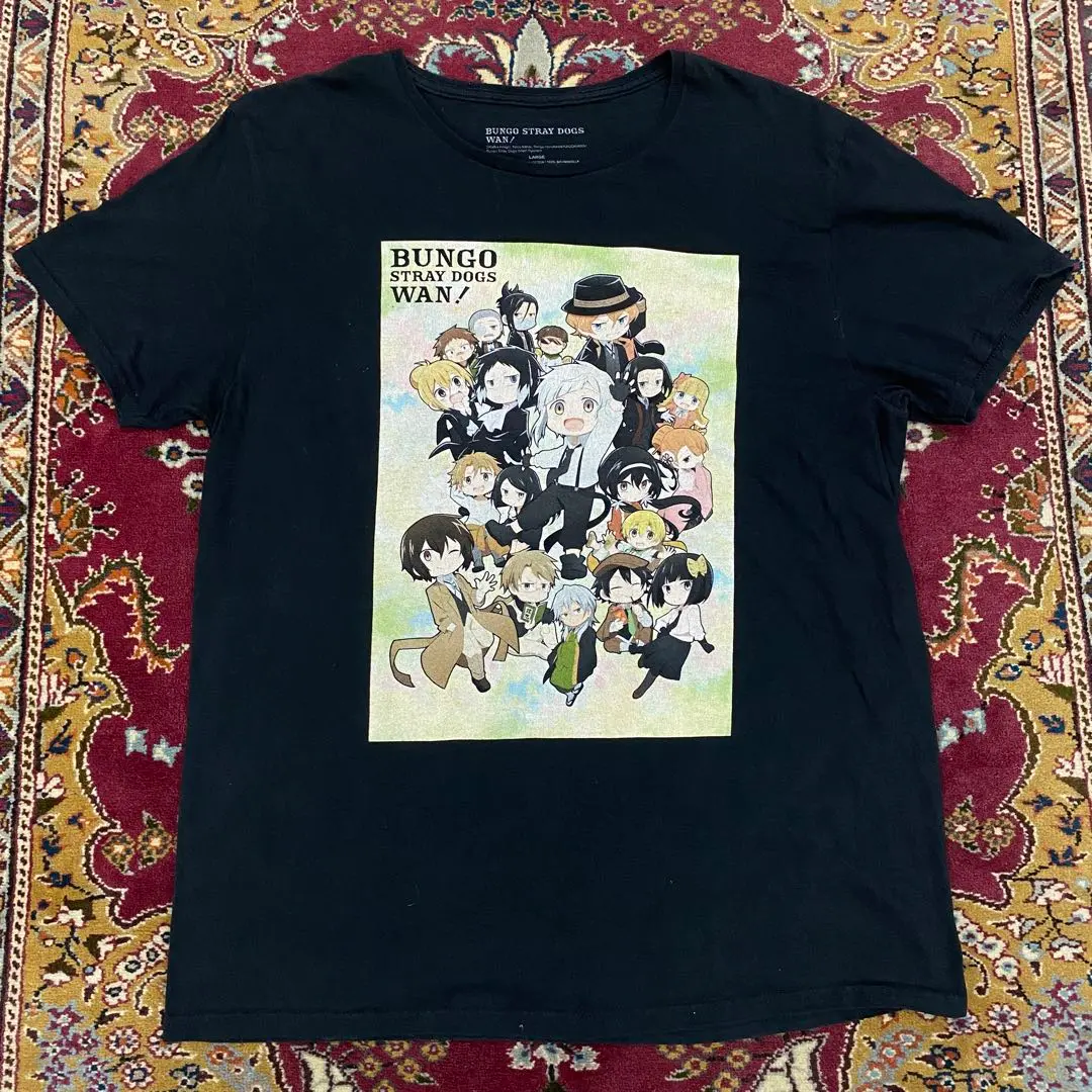 文スト Tシャツ 応募者全員サービス 限定 文スト 与謝野先生兎（しあわせの庭 鵜飼の定番Tシャツ