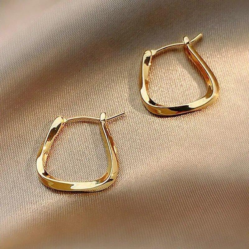 Thumbnail of Restock! ♡ Gold Earrings S925 Hoop Ring Pair Unisex