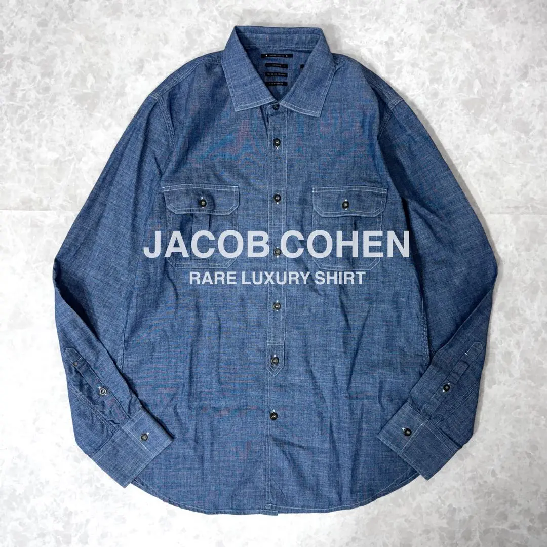 ヤコブコーエン デニムシャツ ハンドメイド 希少 2025年最新】JACOB COHEN シャツの人気アイテム - メルカリ