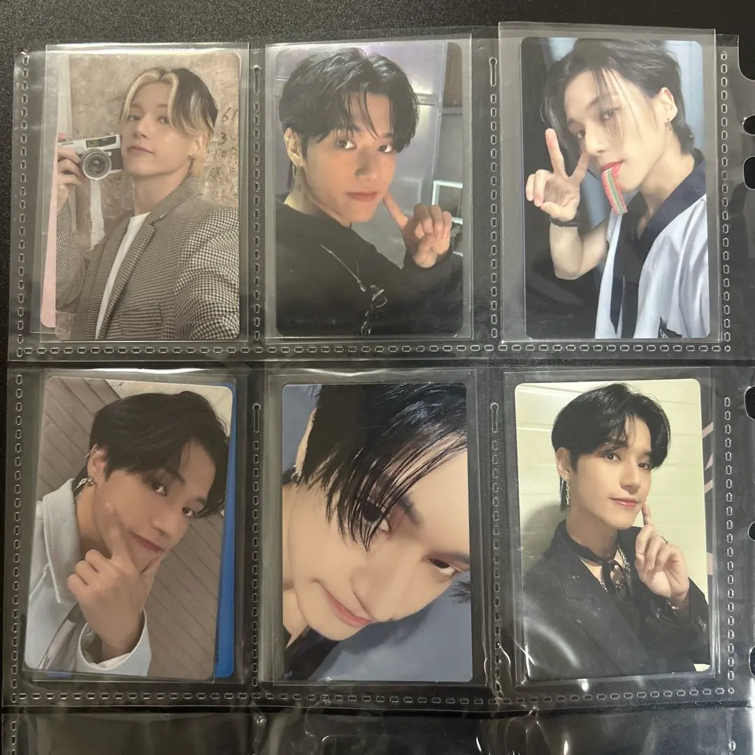 Thumbnail of ATEEZ Wooyoung 6-card set bonus trading cards
