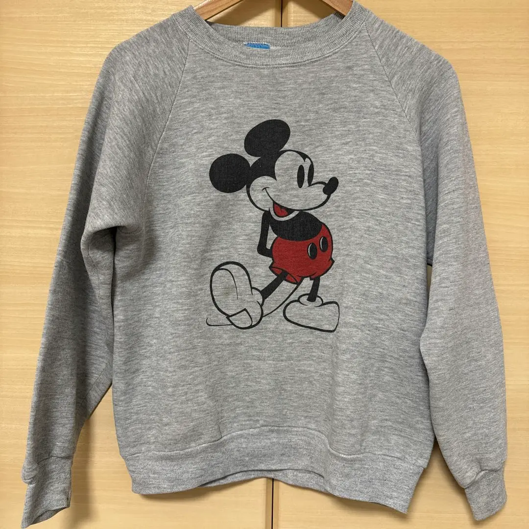 Thumbnail of Disney Mickey Print Gray Vintage Sweatshirt