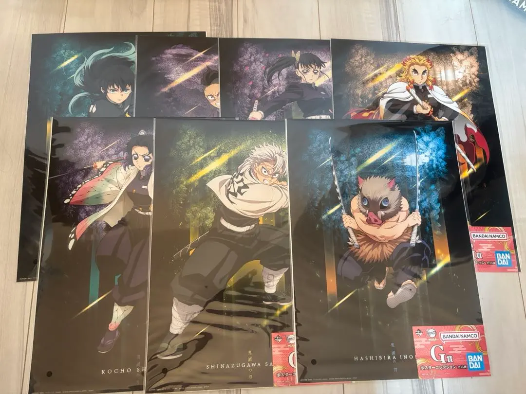 鬼滅之刃 一番賞 G賞 伊之助 無一郎 香奈乎 忍 杏壽郎 玄彌 實彌 的縮圖