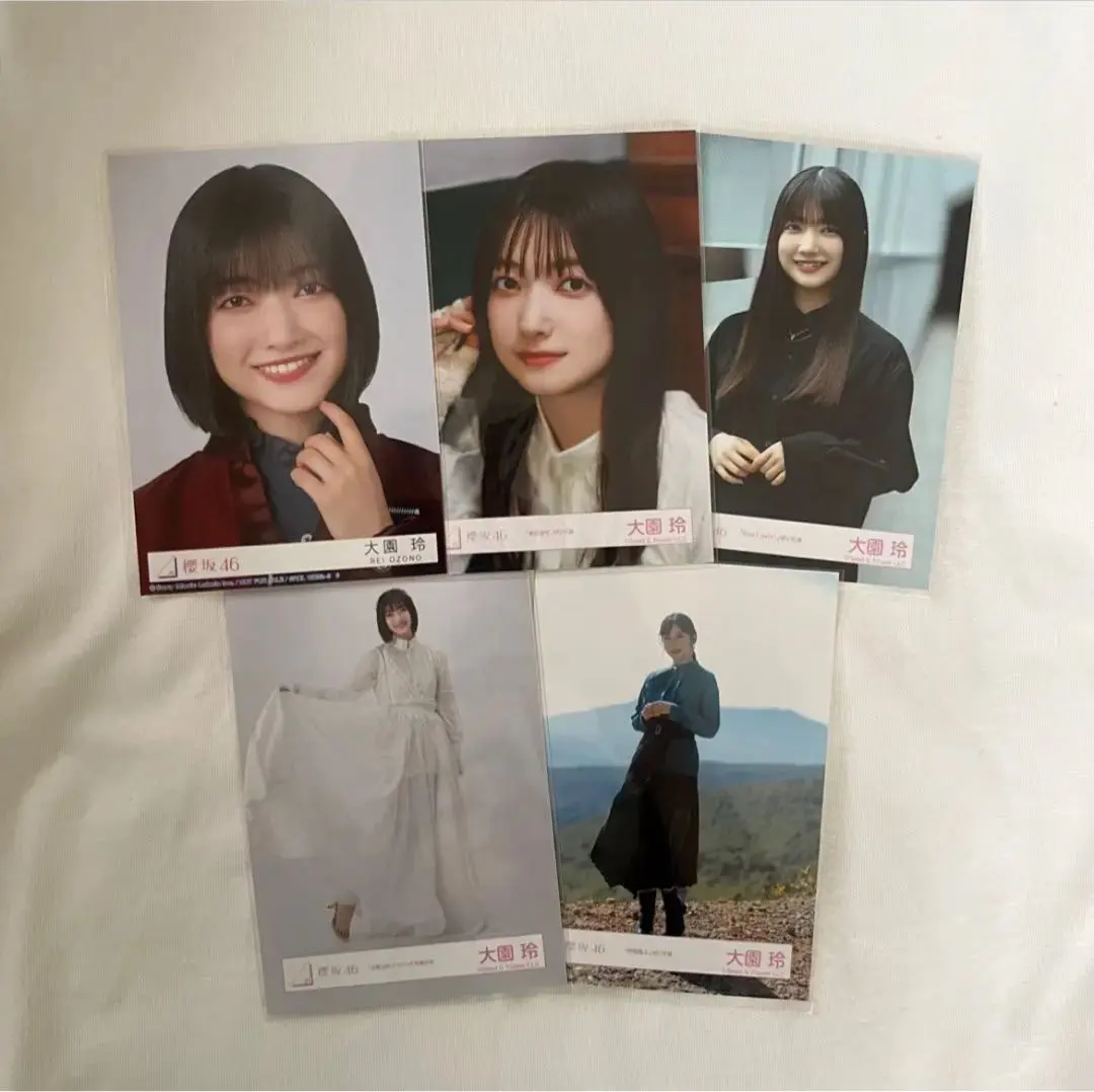 Thumbnail of Rei Ozono (Sakurazaka46) Official Photo 5-Piece Set