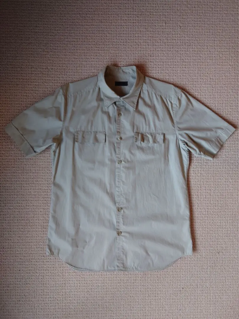 Thumbnail of ☆Comme Ca Du Mode Short Sleeve Shirt, Size L, Light Gray