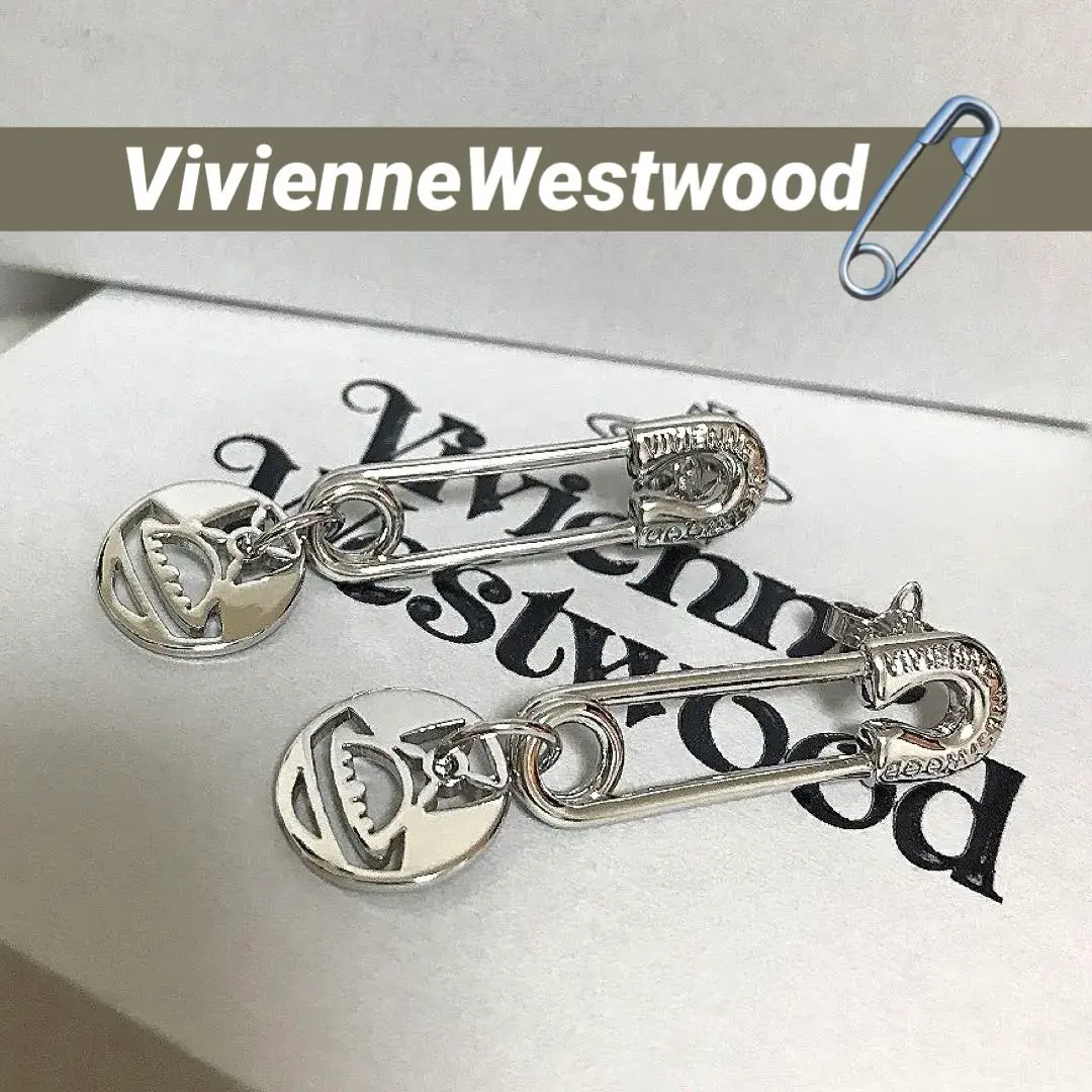 VivienneWestwood ジョーダン ドロップ ピアス 安全ピン VivienneWestwood ジョーダン ドロップ ピアス 安全ピン - メルカリ