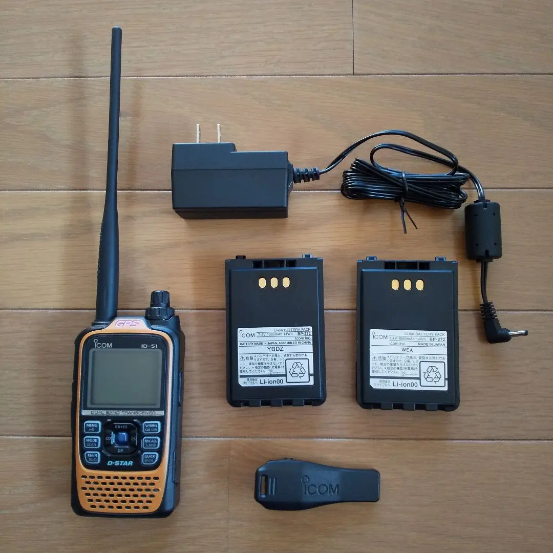 ICOM社製　トランシーバー電池パック　BP-272 3個セット BP-272.jpg.webp
