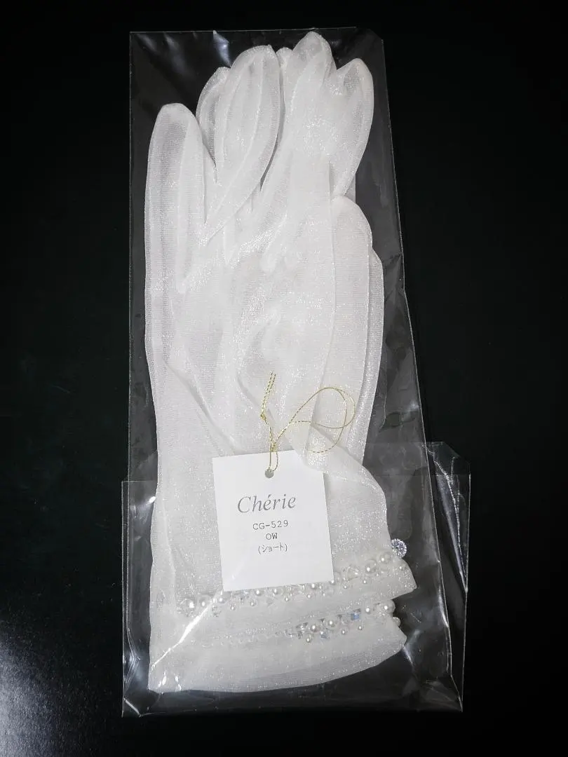 Chérie 白色新娘手套 的縮圖