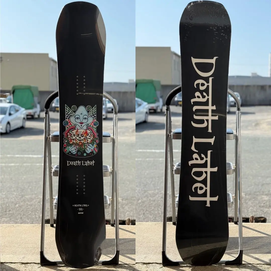 DEATL LABEL DEATH SERIES LTD 151 バイン付き スノーボード 板 DEATH LABEL デスレーベル DEATH SERIES LTD2