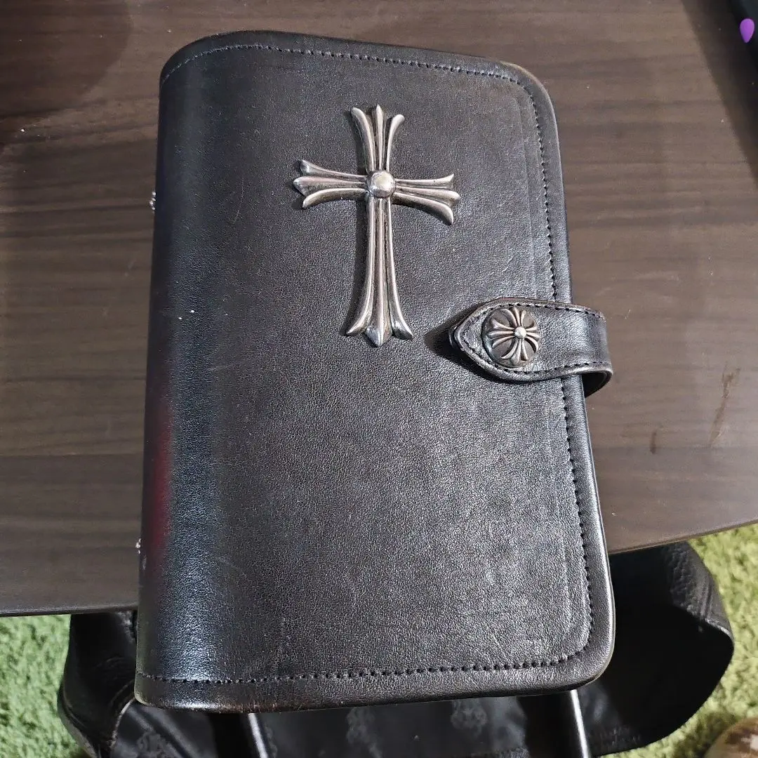 Thumbnail of Chrome Hearts Large Cross Leather Agenda Cover