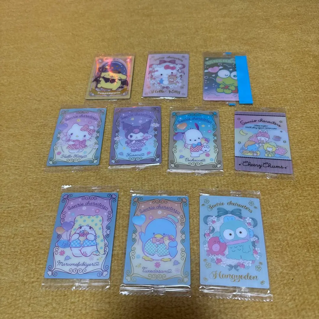 Thumbnail of Sanrio Wafer Cards - 10 Cards - Pudding, Kitty, Kuromi, Pochacco, and others