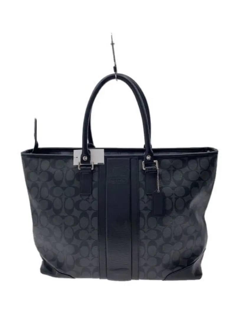 Thumbnail of Coach Black Leather Tote Bag