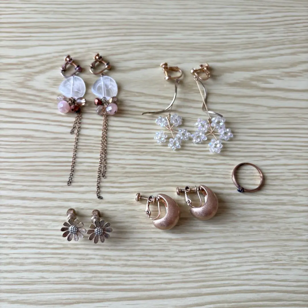 Thumbnail of Earrings, rings, handmade, bulk sale