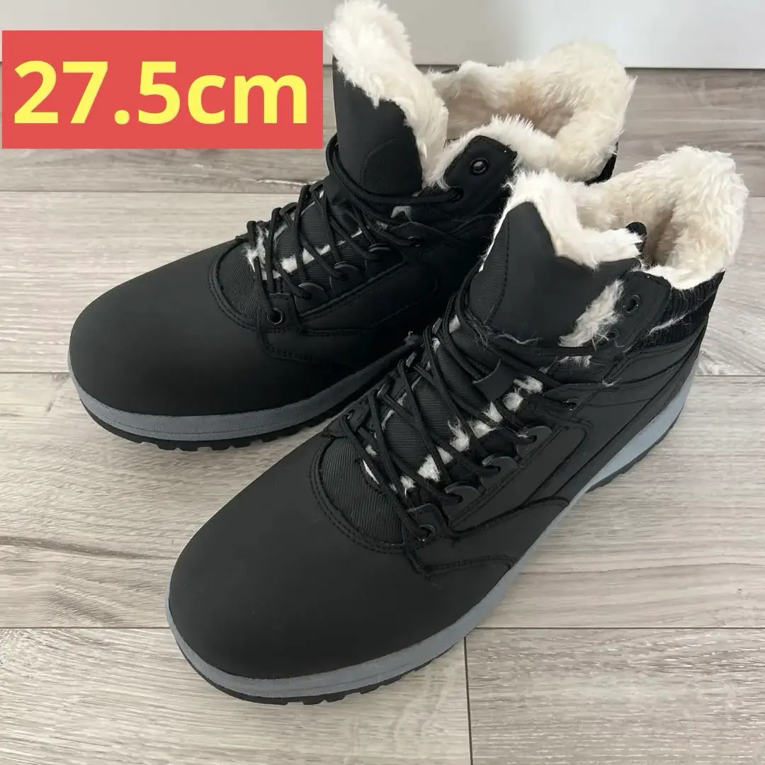 Thumbnail of Warm Winter Boots Trekking Boots Fleece Lined Snow Shoes Commuting to Work/School Black
