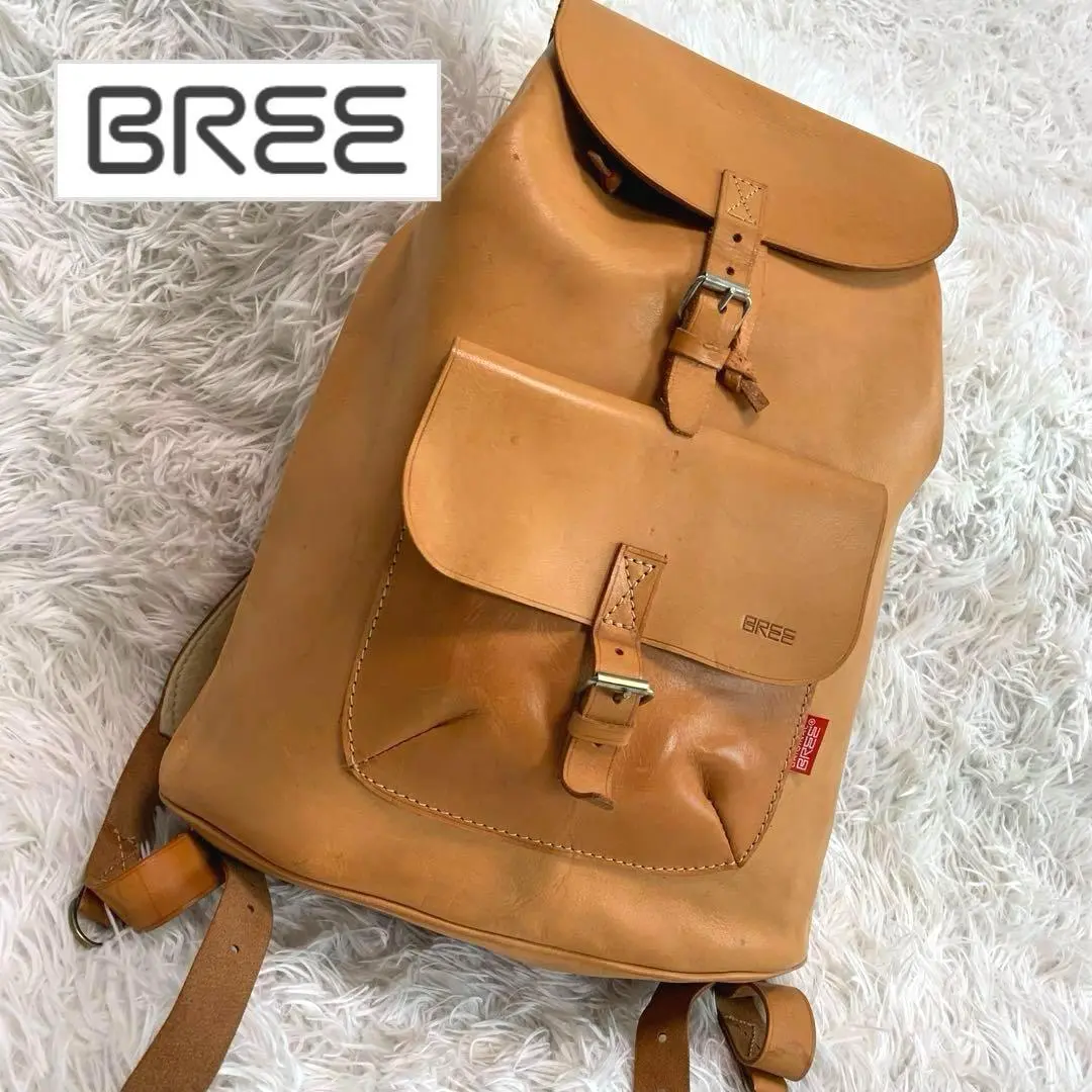 ブリー　BREE  本革　ショルダー　リュック　2way バッグ Amazon.co.jp: BREE ブリー レザー リュックサック バックパック