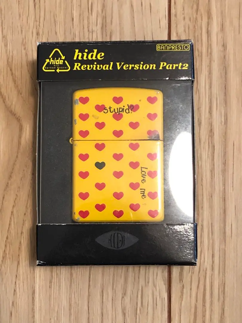 hide ZIPPO ライター イエローハート 未使用品 ジッポー｜Yahoo
