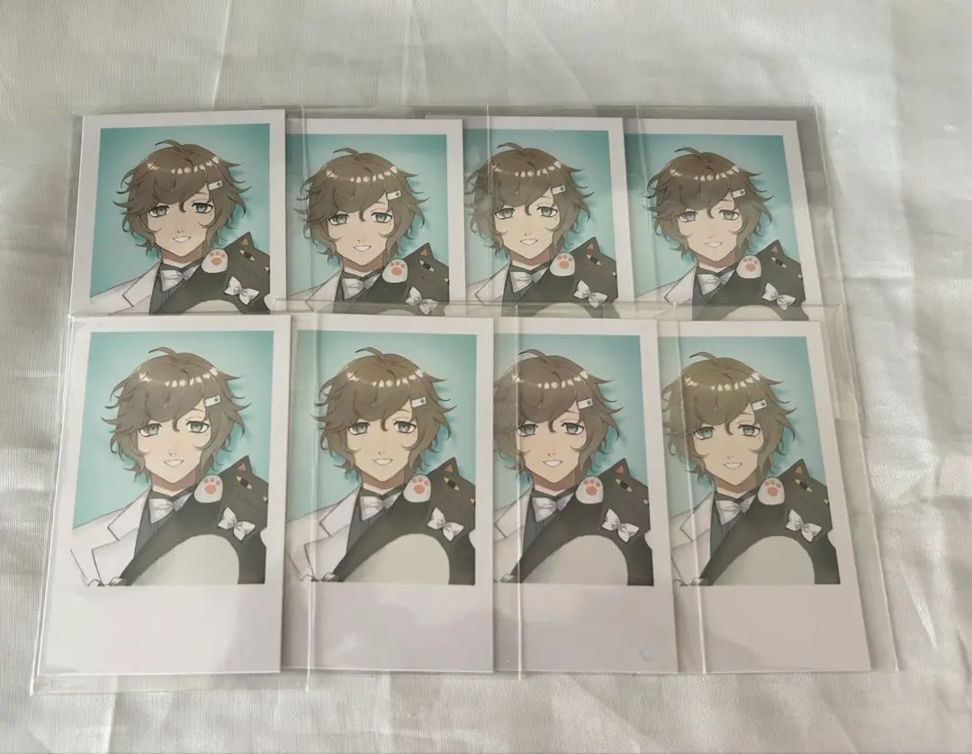 彩虹社 叶 白色情人節 Cheki 風格卡片 的縮圖