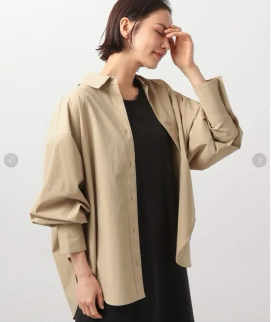 Thumbnail of Brand new, unopened. BANYARDSTORM x Maria Koyama (VERY collaboration) Water-repellent big shirt.