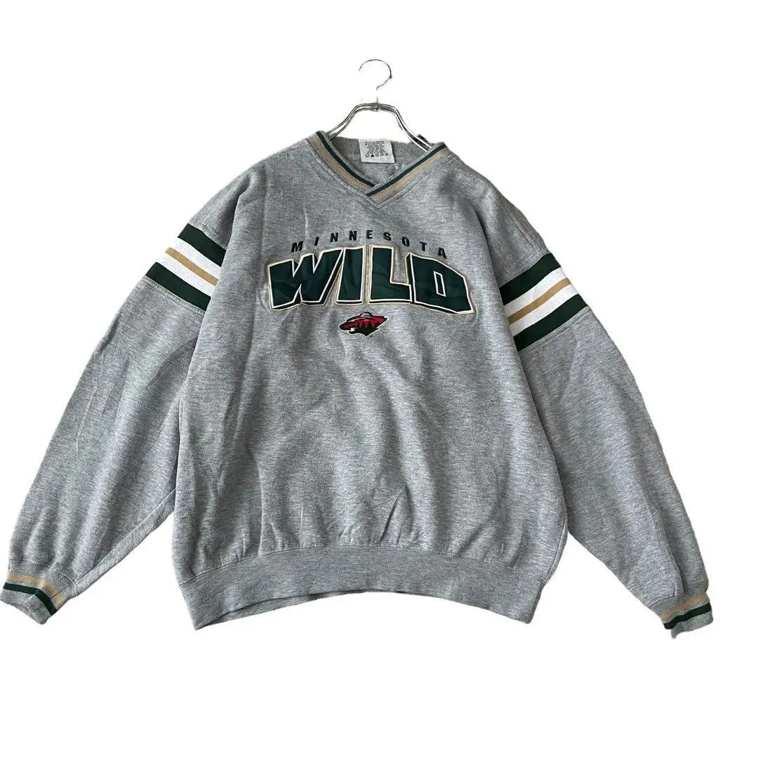 レア【古着】NHLミネソタワイルド ハーフジップ刺繍ナイロンジャケット メンズL 2025年最新】ミネソタワイルドの人気アイテム - メルカリ