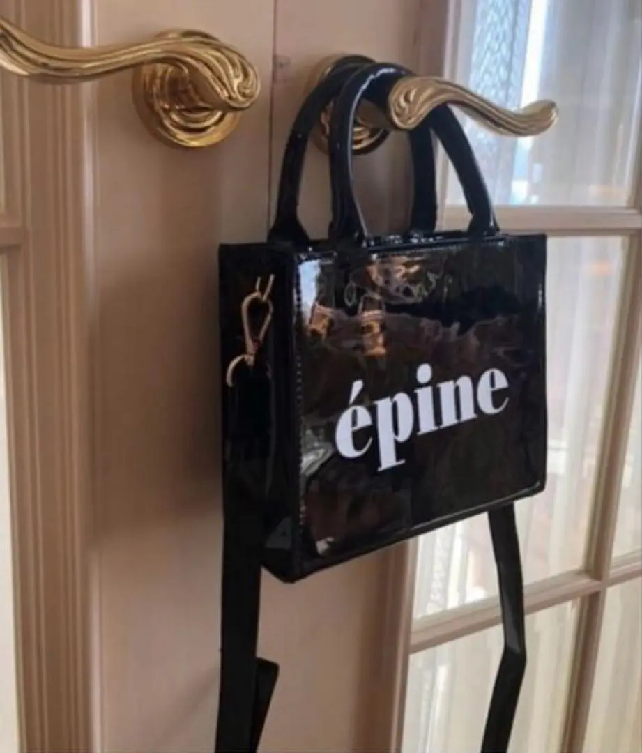 épine logo enamel 2way bag エナメルバッグ エピヌ épine logo enamel 2way bag | épine