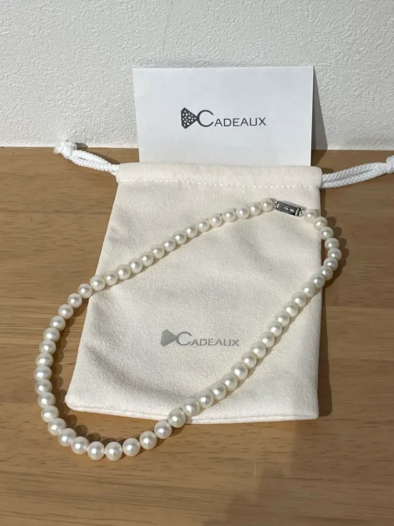 CADEAUX カドーパール あこやネックレス定番 　新品バーニーズニューヨーク CADEAUX JEWELRY