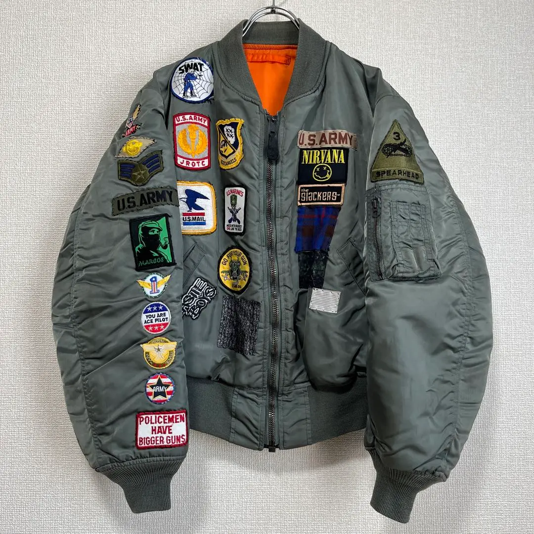 68年 復刻モデル ALPHA アルファ MA-1 フライトジャケット カーキ ALPHA INDUSTRIES(アルファインダストリーズ) / MA-1/1968年復刻