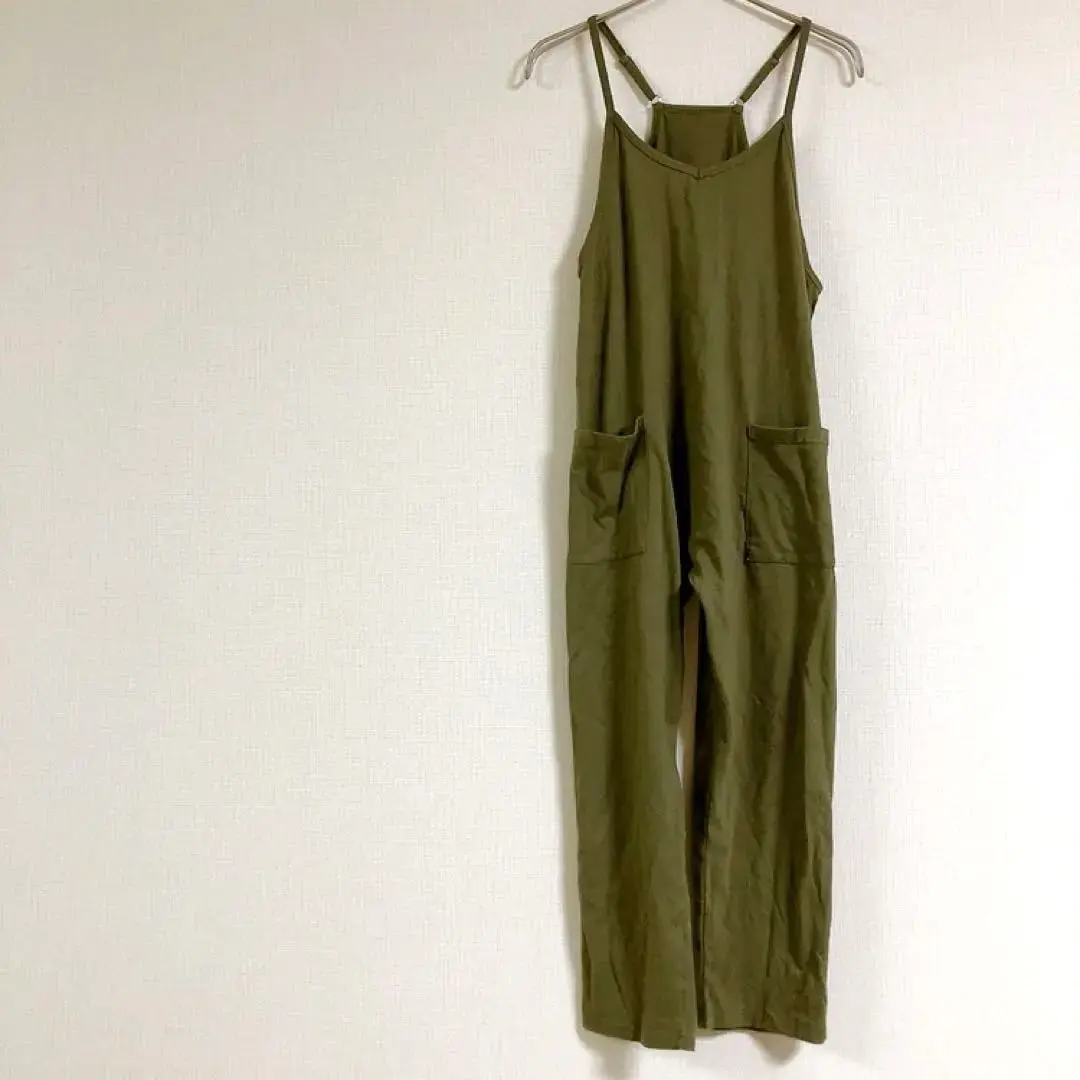 Thumbnail of Vintage Overseas Clothing ✨ [140cm] Olive Green Overalls/Salopettes