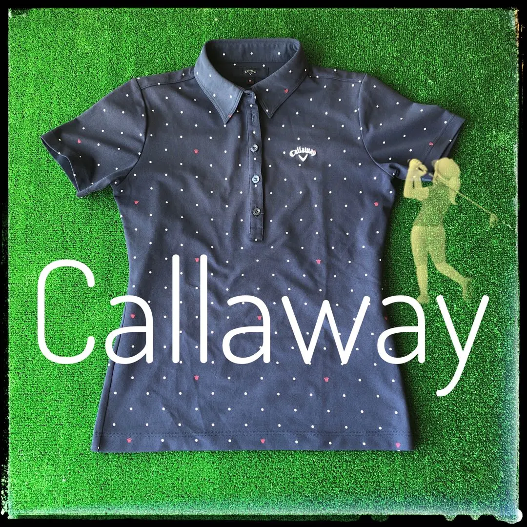 Thumbnail of Callaway ❣️ Ladies' Golf Wear Polo Shirt M Navy