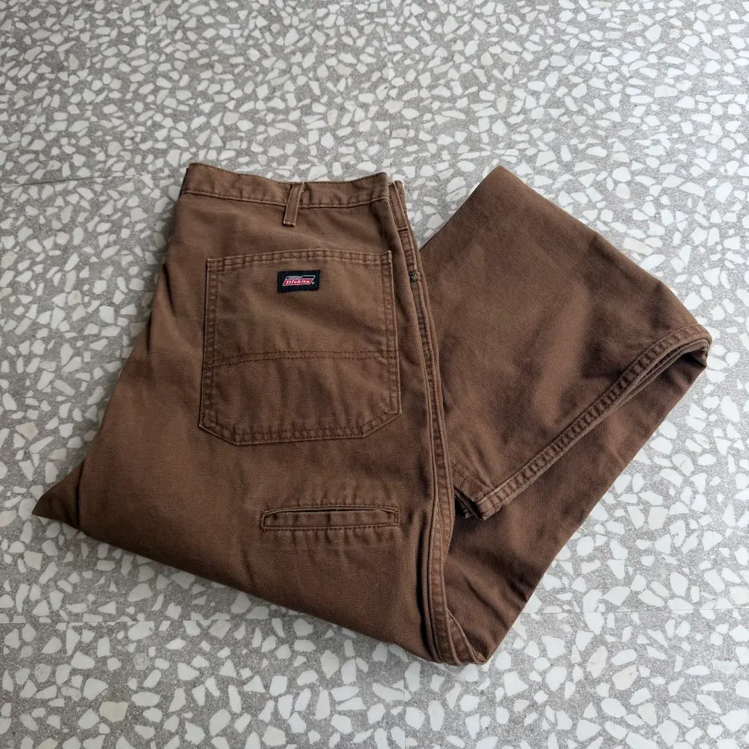 Thumbnail of Golden Size 34x32: Vintage Dickies Painter Pants - Extremely Wide Leg, Streetwear Style