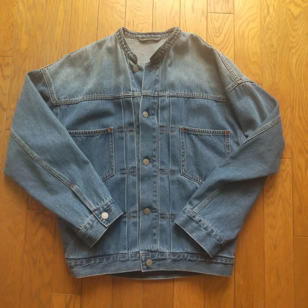 ドレステリア　デニムブルゾン アイズフロンティア 作業服 デニムジャケット 7340 ストレッチ