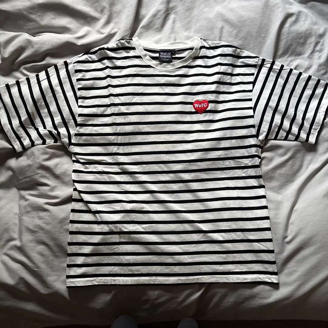 Thumbnail of 【Wall Of Graphic】Border T-shirt White M size