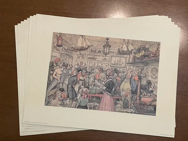 Thumbnail of Shadow box prints - Anton Pieck (Exhibition) 3AP, 8 pieces