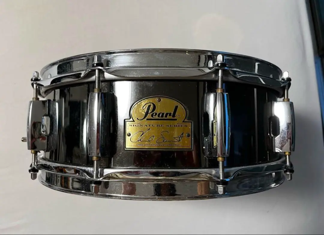 【お値下げ中】廃盤Pearl スネア チャドスミス モデル（ソフトケース付き） おすすめスネア！-チャド・スミスモデル（Pearl CS1450