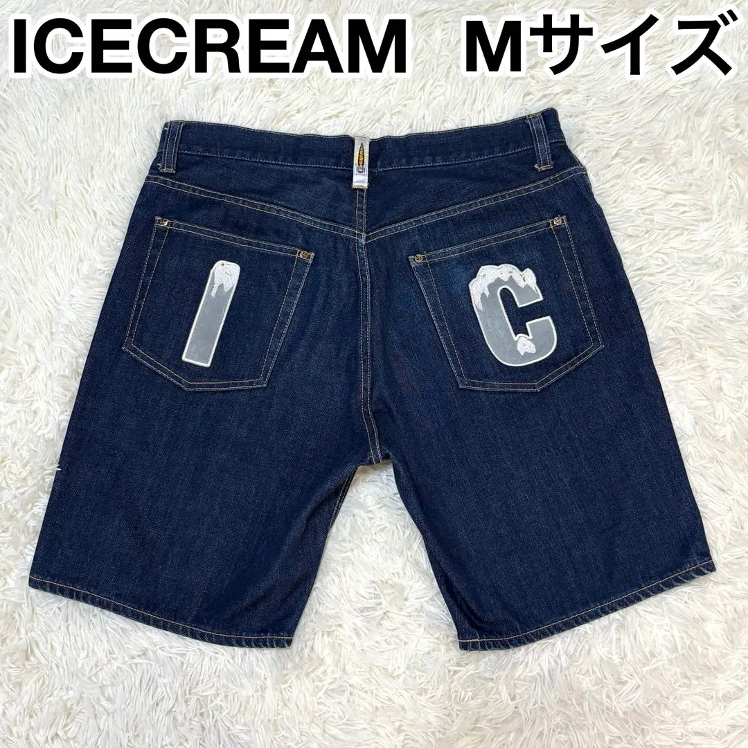 ICECREAM デニムショートパンツ 半ズボン Bilionaire Boys Club,Ice Cream ICECREAM アイスクリーム