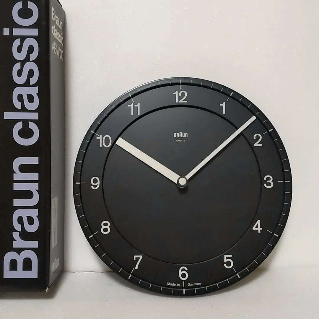 【廃盤】BRAUN BNC014 ウォールクロック (カレンダー 温度 湿度計) BRAUN 【ブラウン】BNC014 マルチ ウォールクロック (カレンダー