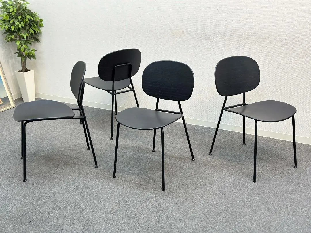 ASPLUND■トンディーナ　ダイニングチェア　ブラック　イタリア製 SHOP ASPLUND TONDINA CHAIR / ショップ アスプルンド トン