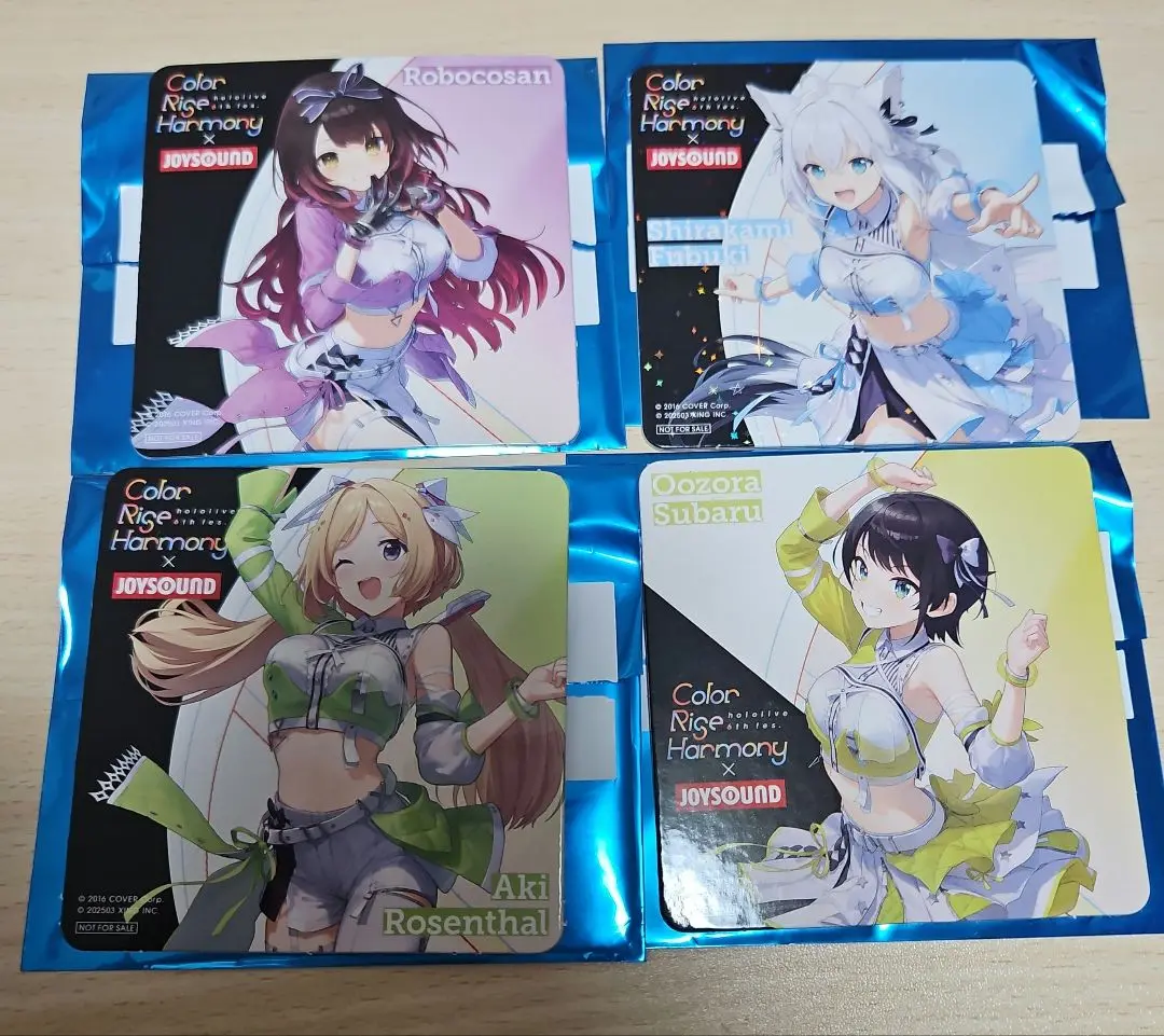 ホロライブコースター　さくらみこ　白上フブキ　(ノーマル、ホログラム一枚ずつ) 白上フブキ コースター ノーマル ホログラム - メルカリ