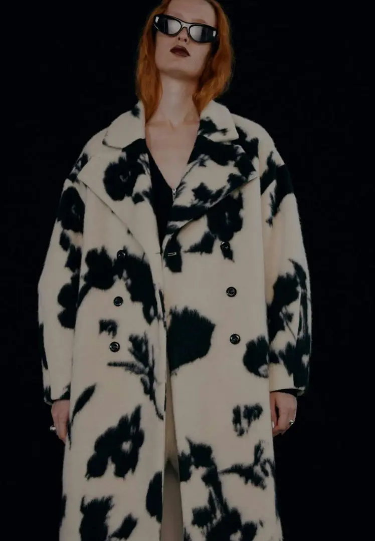 UND SHADOW FLOWER WOOL COAT アメリヴィンテージ Ameri（アメリ）の「UND SHADOW FLOWER WOOL COAT（チェスター