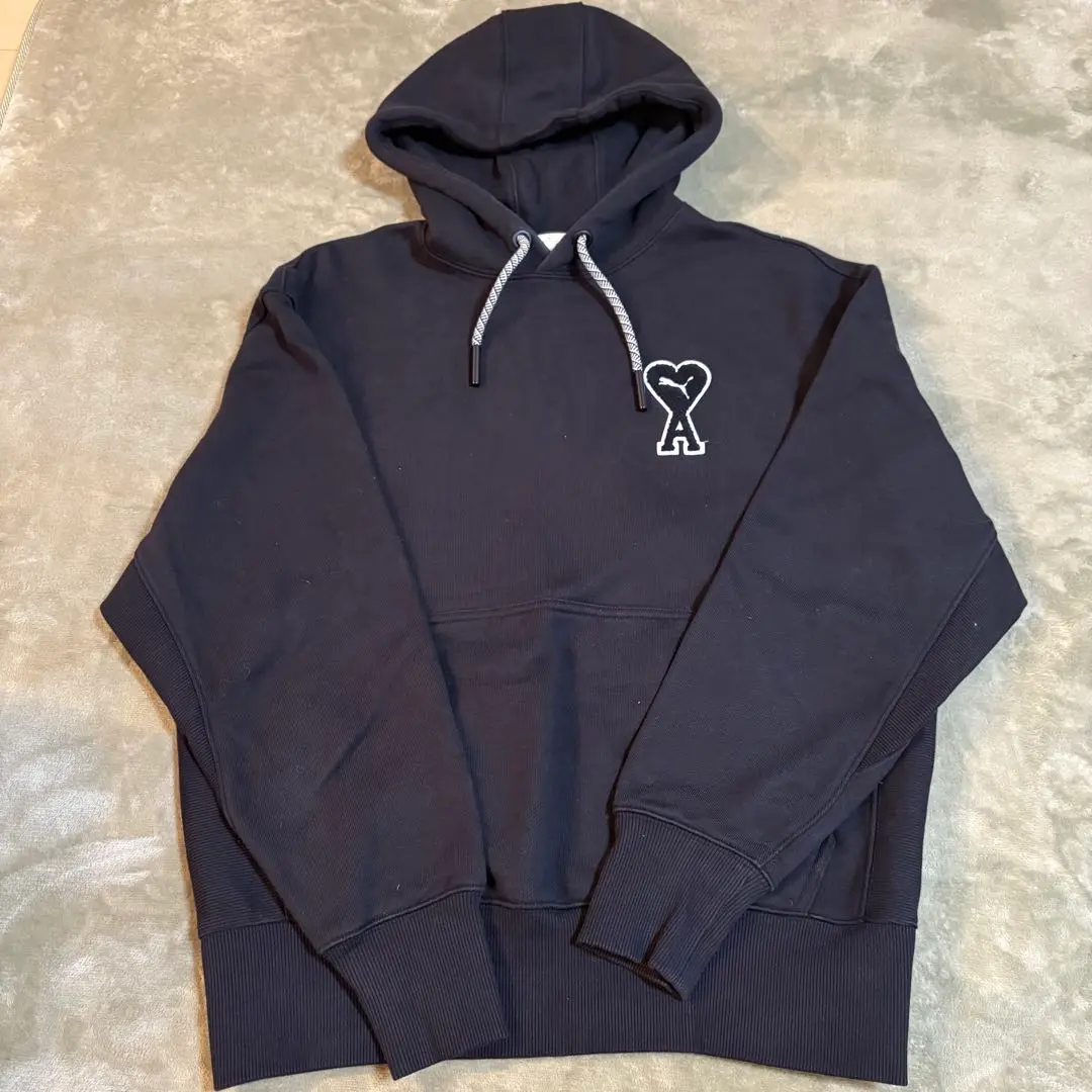 Puma ami paris プーマ　アミパリス　フード付きパーカー US S PUMA x AMI☆HOODIE プーマ アミ パリス コラボ フーディー (AMI