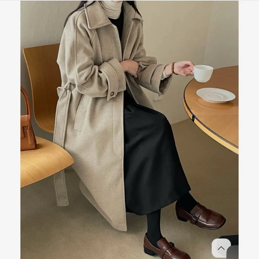 Thumbnail of DHOLIC Beige Long Coat