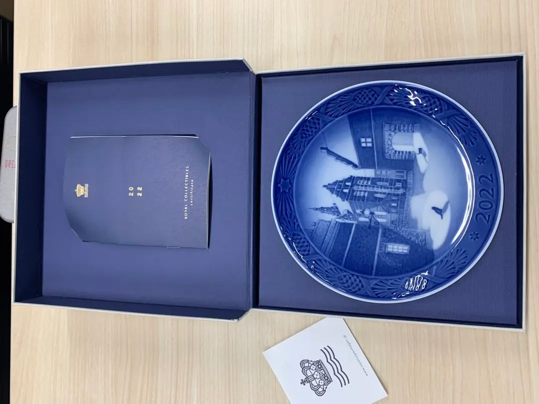 未使用✨ロイヤルコペンハーゲン 2022年 イヤープレート 箱付き クリスマス Merry Moments 2022 ロイヤル コペンハーゲン クリスマス