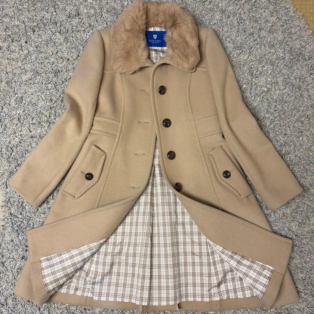BURBERRY BLUE LABEL ベージュコート 人気の贈り物が trench Woman's LABEL BLUE BURBERRY coat 36 S