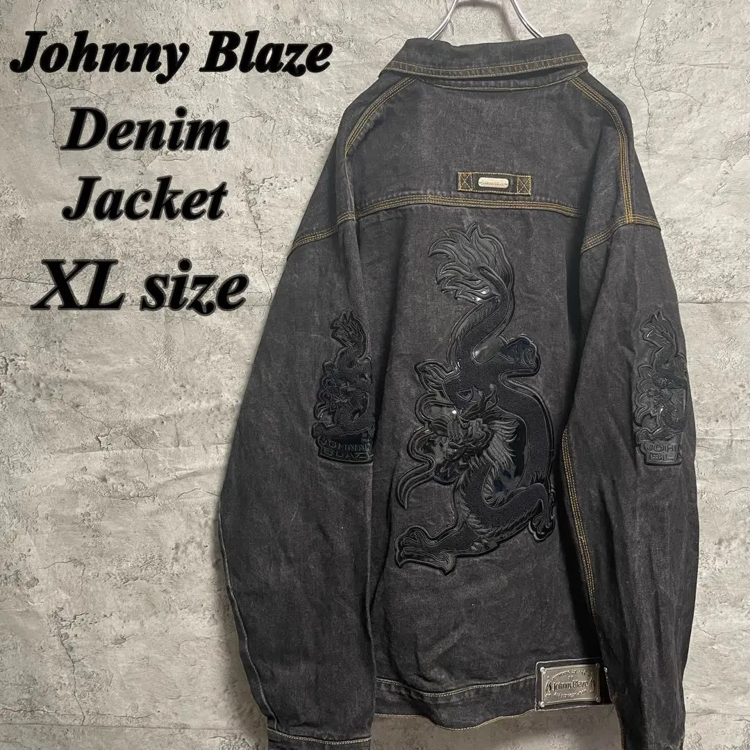 Johnny blaze デニムセットアップ　リバーシブル JOHNNY BLAZE - ジョニーブレイズ デニムジャケット 上下