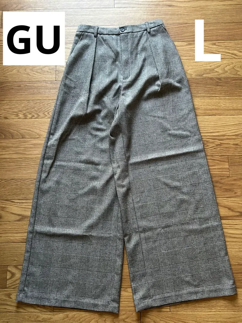 Thumbnail of GU Wide Pants Glen Check L