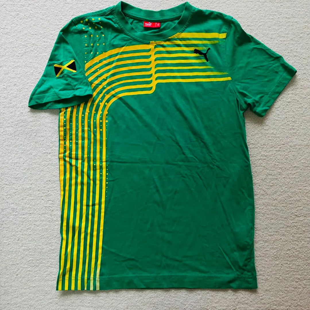 希少未使用品！PUMA 陸上ジャマイカ代表ユニフォーム、Tシャツ 希少未使用品！PUMA 陸上ジャマイカ代表ユニフォーム、Tシャツ