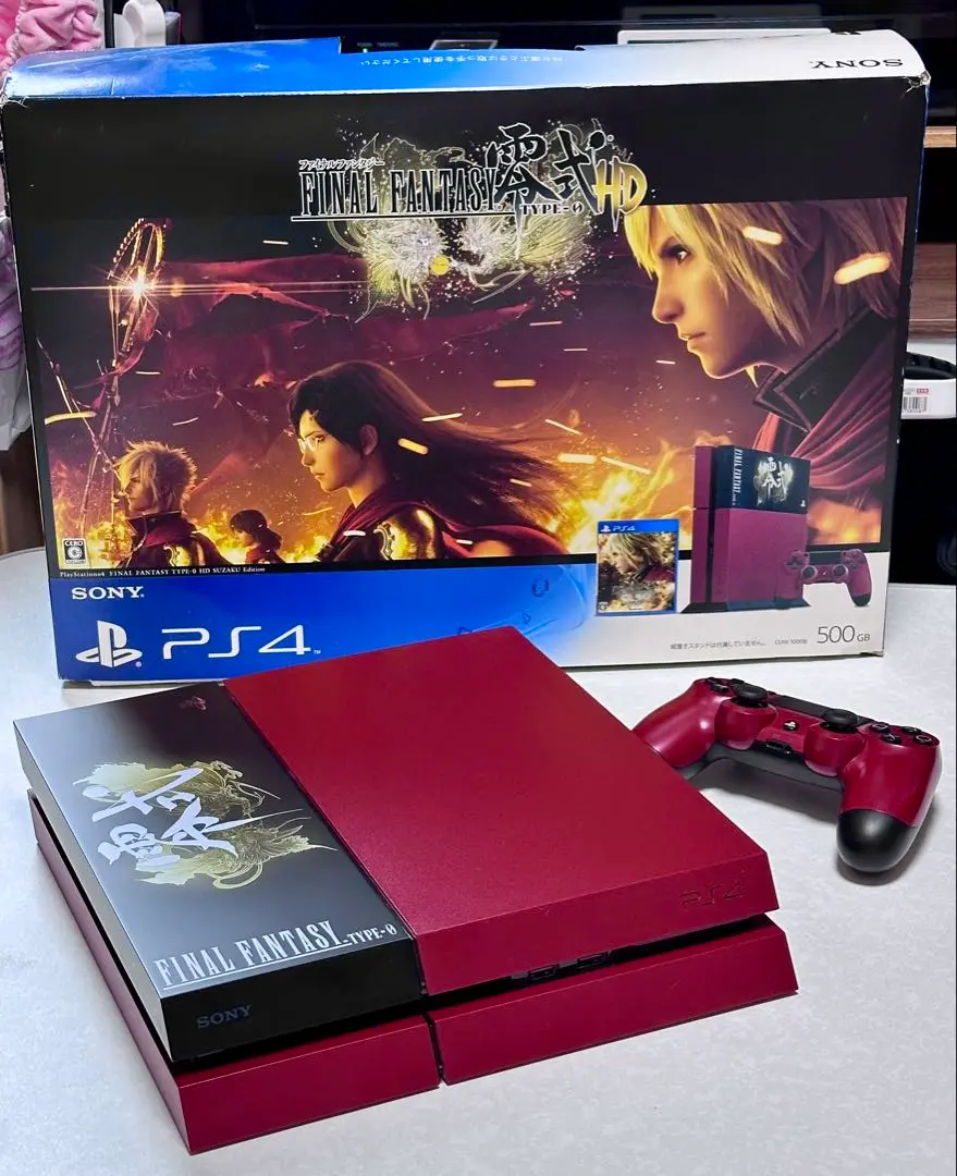 PlayStation4 - PS4  PlayStation®4 朱雀エディション Sony PlayStation 4 Final Fantasy Type-0 Suzaku Edition CUH
