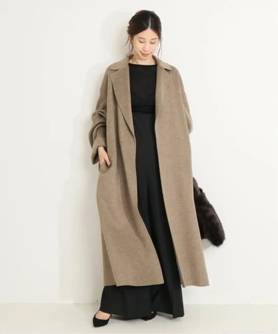 定価68200 ヴェルメイユパーイエナ サイドスリットコート38